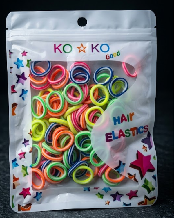Elastic Hair Bands (Bundle of 6 Packs)