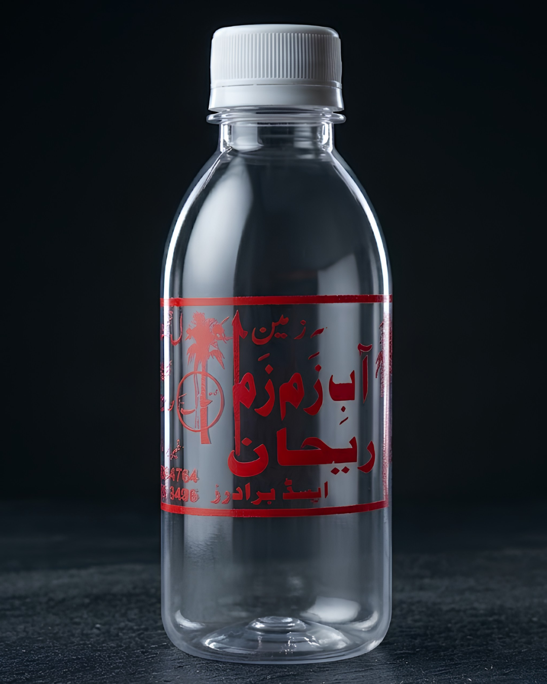 Aab-e-zamzam bottle (minimum order of 100 bottles)