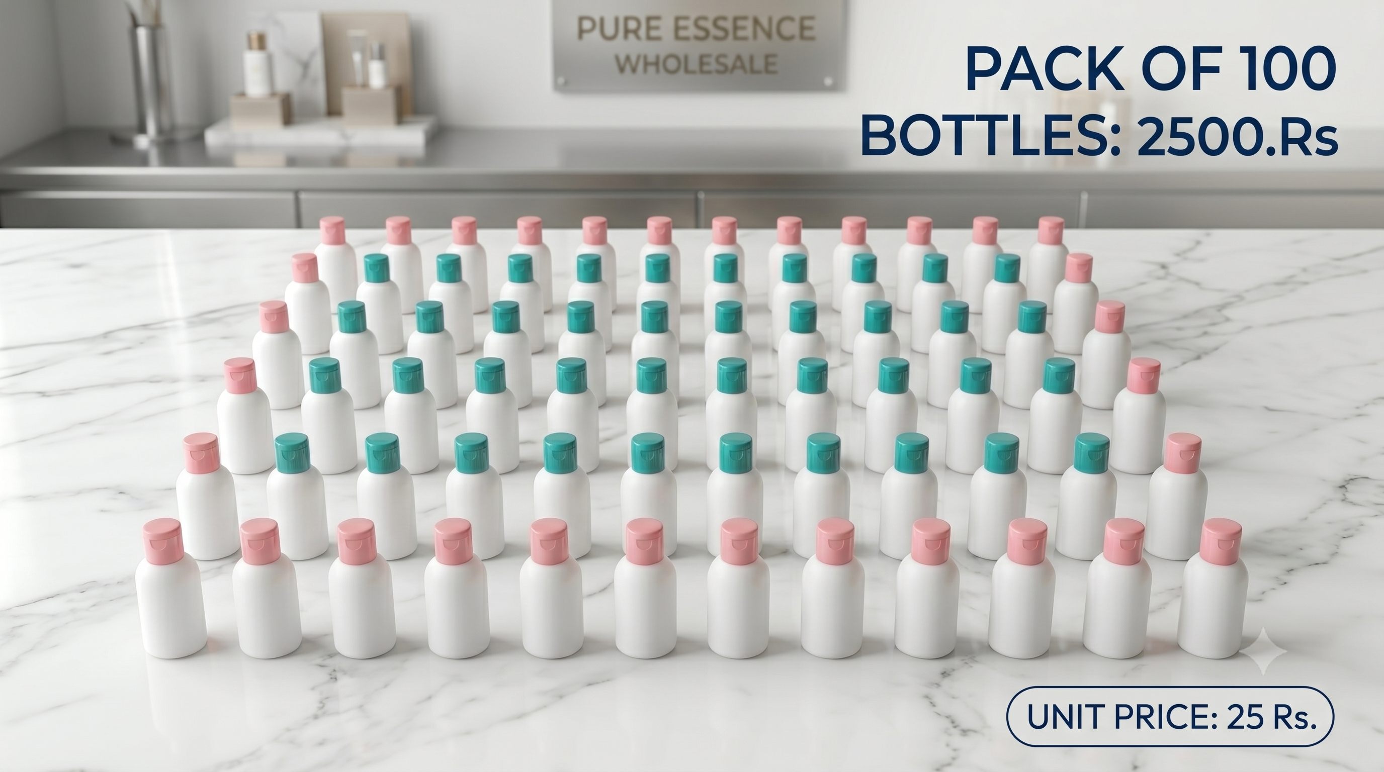 Bottles (minimum order of 100 bottles)